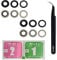 iReplaceParts Pack of Two Camera Lens For iPhone 13 Pro Max (6.7) Rear Camera Lens Replacement Kit With ESD-15 Tweezers and Wet & Dry Screen Wipe Pack