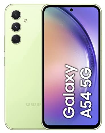 Samsung Galaxy A54 5G, Android Smartphone, 6,4 Zoll Dynamic AMOLED Display, 5.000 mAh Akku, 256 GB/8 GB RAM Handy in Awesome Lime inkl. 30 Monate Herstellergarantie [Exklusiv bei Amazon]