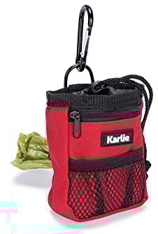 Karlie Snack- und Kotbeuteltasche, rot