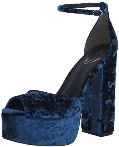 Sam Edelman Kori Plateauabsatz für Damen, Como Blue, 44 EU