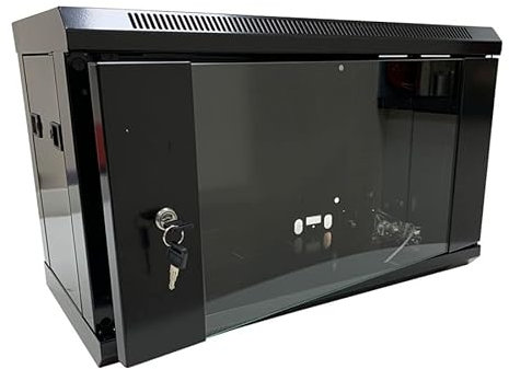 6u 300mm Deep Wall Mounted 19 Inch Data Server rack Cabinet Home Networking…