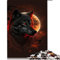 Puzzles für Erwachsene 1000 Teile Wolf Puzzle für Erwachsene Papppuzzles Lernspiel für Erwachsene Kinder (Größe 26x38cm)