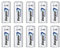 Set - Box 10 batterie al litio CR123A / CR17345-3V Original Energizr