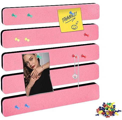 Pinnwand Korktafel Korktafeln für Wände Korktafel für Büro Büro Zubehör Pinnwand Pinnwand für Wände (Rosa)