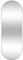 Atmosphera - Miroir Selena en métal H112cm doré