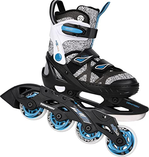 Tempish - Enbo Duo Verstelbare Schaatsen/Skeelers - Kinderen - Zwart - 29-32