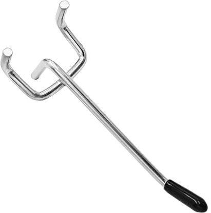 Scartink Ganci per pannello forato, accessori per pannello forato, 5,1 cm, kit organizer per garage e conservazione degli attrezzi, confezione da 32