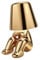 Luxus Bins Brother Tischlampe - Gold - Mr Which - Goldmännchen - Dekoratives Accessoire - Wohnzimmerdekoration - Schlafzimmerdekoration - Tischdekoration - Dekorative Tischlampe - Wohnaccessoire