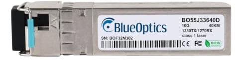 BlueOptics SFP-10G-BX-D-40KM-LS-BO modulo del ricetrasmettitore di rete Fibra ottica 10000 Mbit/s SFP+