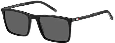 TOMMY HILFIGER Brille TH 2077/S Größe 55-19 mm Schwarz polarisiert