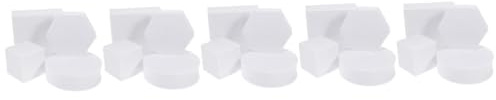 Uonlytech 5 Sets Würfel-Foto-Requisiten Geometrischer Schaumstoff-Fotografie-Hintergrund Für Schmuck Make-up Und Schönheitsprodukte 4 Stück X 5