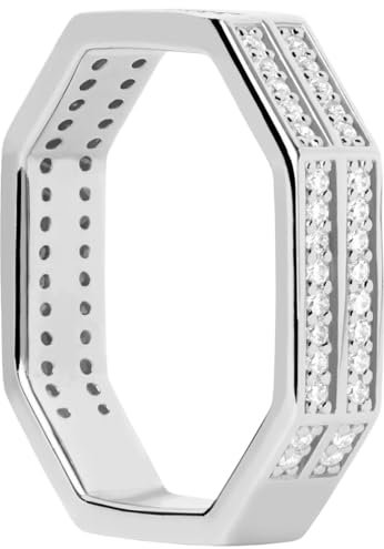 P D PAOLA PdPaola Damen-Damenring 925er Silber Zirkonia 54 Silber 32026284