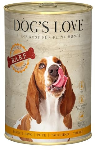 Dog's Love Barf Ergänzungsmittel für Hunde, Pur (18, 400 g)