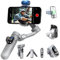 Stabilizzatore cardanico per tracciamento AI per smartphone (senza app), giunto cardanico a 3 assi con display OLED/luce integrata, stabilizzatore per iPhone e Android, AOCHUAN X Pro versione AI