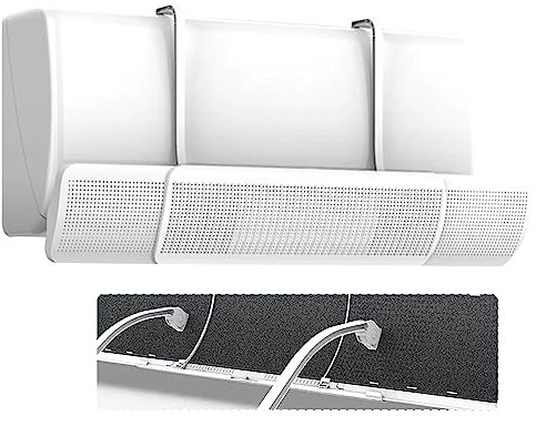Adjustable Anti Direct Blow Vent Deflectors,Air Vent Wind Shield Wall Portable Air Conditioners Accessories