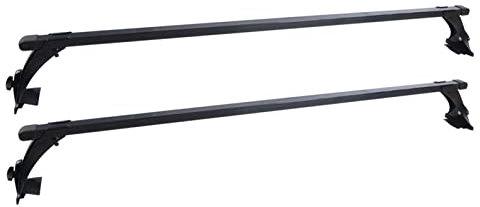 SPUFKGE Dachgepäckablage Universeller Autodachträger, Querträger Gepäckträger Dachseitenschiene Installiert Im Türspalt Mit Dachrinne 120 cm Gepäckträger Querträger