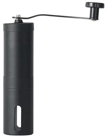 Coffee Grinder Manual, Ceramic Burr Coffee Grinder for Espresso and Hand Pour, Portable Manual Coffee Grinder Hand Coffee Mill with Ceramic Burr Adjustable Coarseness for Home Office Travelling