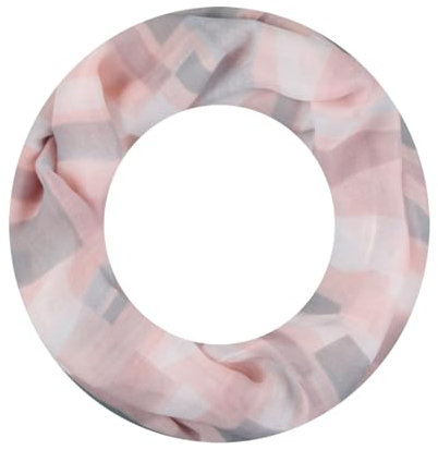 Majea Loop Schal Damen Schlauchschal Halstuch schmaler Loopschal (880052) (rosa 10)