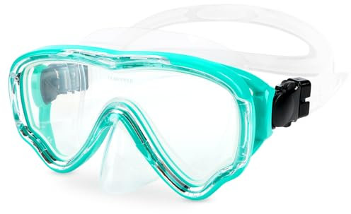 SUPRROW Swimming Goggles Gafas de natación, fugas, adultos, hombres, mujeres, gafas de buceo con nariz, gafas de natación HD, antiniebla, antifugas, gafas de buceo panorámicas 180°