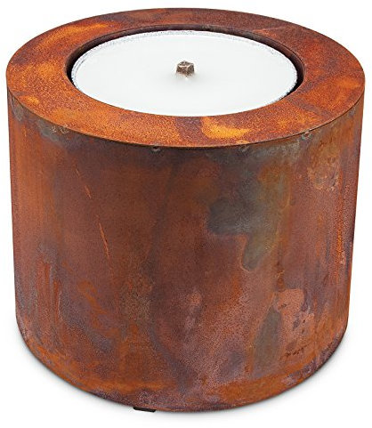 Scheulen Metall Zylinder Rost inkl. Flammschale Ø 26 cm / 20 cm