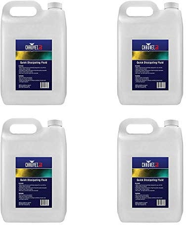 Chauvet DJ Geyser Lot de 4 bouteilles de liquide à dissipation rapide 5 l