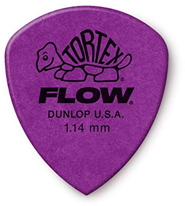 Jim Dunlop Tortex Flow Standard 1.14mm Guitar Picks (558R1.14)