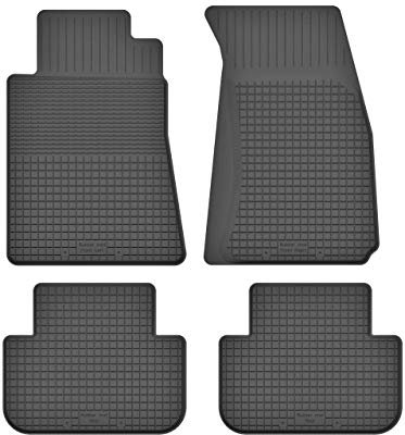 Gummimatten Fußmatten 1.5 cm Rand kompatibel mit Mercedes A-KL. W168 (1997-2004) ideal angepasst 4 -Teile EIN Set