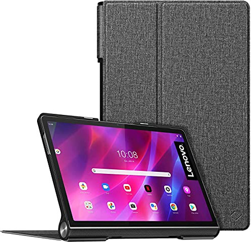 FINTIE Case for Lenovo Yoga Tab 11 11'' 2021, Premium Vegan Leather Slim Fit Case Folio Smart Stand Protective Cover with Auto Sleep/Wake Feature for Lenovo Yoga Tab 11 (YT-J706F) Tablet, Gray