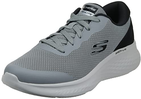 Skechers Skech-Lite Pro Clear Rush, Zapatillas Hombre, Gris/Negro, 46 EU