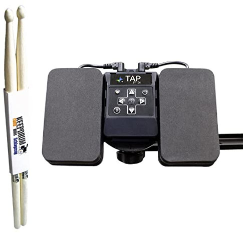 Airturn TAP Page Turner für Drummer + keepdrum Drumsticks