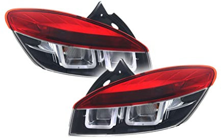 Heckleuchte Rückleuchte Rücklicht Set u. Links/Rechts Kompatibel mit Renault Megane III Coupe Dz0/1 08-14 von Autoteile Gocht