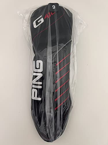PING G410 Golfschlägerhaube, Leder, Schwarz