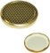 Opiros Promo Capsules alvéolées pour bocaux miel en conserve couvercles dorés avec motif ruche pour bocaux en verre (diamètre 82 mm x 100)
