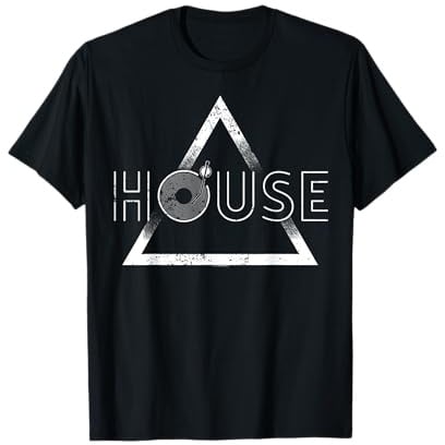 House Music Turntable I Love House Musict T-Shirt T-Shirt