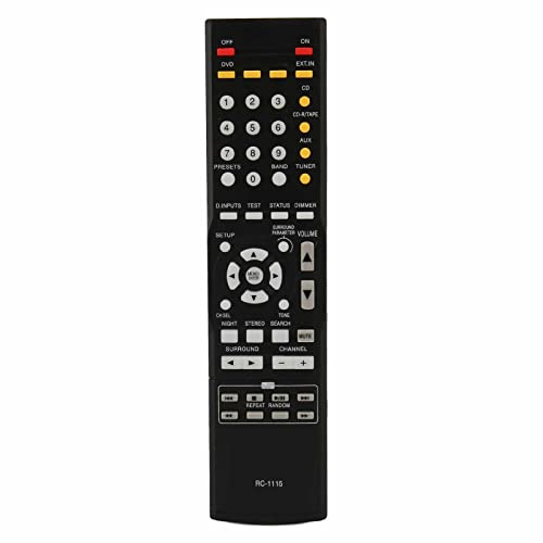 AV Receiver Fernbedienung, RC 1115 Fernbedienung Ersatz für AVR 390 AVR 591 AVR 930 AVR 1312 AVR 1612 AVR 2807 AVR 2808 AVR 2809