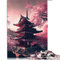 1000 Teile Puzzlespiel Japanischer Tempel Puzzles für Erwachsene Holzpuzzle Family Entertainment Toys (Größe 50x75cm)