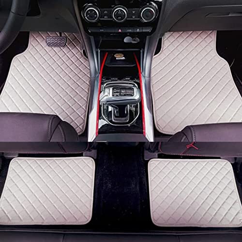 Auto Leder Fußmatten für BMW 1er F20 F21 F40 F52 116i M135i LHD, Allwetter Wasserdicht rutschfeste Automatten, Benutzerdefinierte Bodenmatten Autoteppiche Schützen Zubehör,E Grey