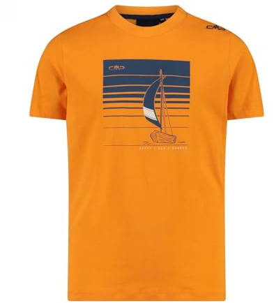 CMP Unisex Kinder T-Shirt in 100% Cotone Da Bambini T-Shirt