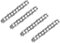 AICOYA 4 Stück Sägeketten 1/4 48 Antriebsglieder 1.1mm kompatibel mit 8 Kettensäge 24cm bar