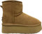 OOG Boots hoher Absatz Platform echtes Leder Lammfell Futter Schuh Winterstiefel Plateau (Camel, EU Schuhgrößensystem, Erwachsene, Damen, Numerisch, M, 40)