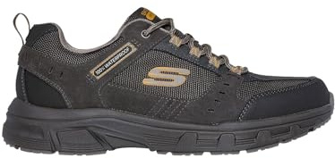 Skechers Men's Oak Canyon Rydell Trekking Low Cut Shoes, Stone Suede/Synthetic/Brown Trim, 13 UK