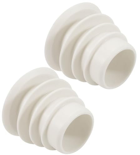 Lot de 2 cônes de tuyau pour nettoyeur de piscine - Adaptateur conique - Manchon de skimmer - Convient pour tous les nettoyeurs de sol - Compatible avec W70263 W63900, K121110