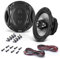 KIT Set pour Boss Audio Systems NX654 2 Enceintes coaxiales 4 Voies 6,5 16,5 cm, 200 Watts rms 400 Watts Max, 4 ohm, 87 DB, avec Suspension Gomme, la Paire + câbles d'installation offerts