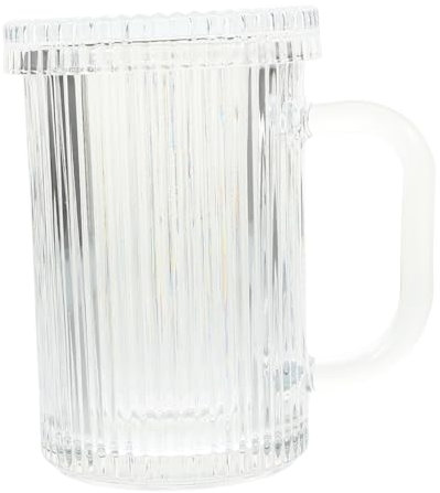 TOPBATHY Con Coperchio Boccali Di Birra Tazza Di Di Tazza Di Portatile Bere Trasparente Di Tè Di Di Acqua Di Di Birra Portatile