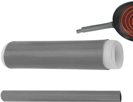 Copertura per manico in ghisa, copertura in silicone per manico della pentola, isolamento termico, copertura per manico in ghisa, impugnatura in gomma per protezione dal calore, per tutte le padelle