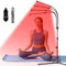 Red Light Lamp Floor with 120 LEDs, 660nm & 850nm Near Red Infrared Light The-Rapy Lamp with 4 Heads | Adjustable Height Stand | Timer, 360° Rotating Infrared Device for Full Body & Home Use