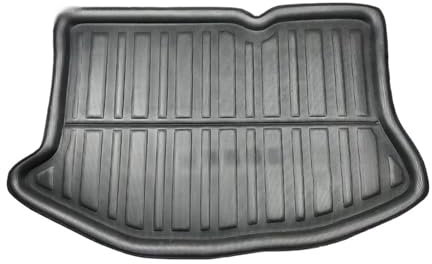 Bandeja Maletero para Ford para Fiesta Hatchback 2009-2013 2014 2015 2016 2017 Revestimiento Maletero Trasero Alfombrilla Carga Bandeja Protector Alfombra Suelo Alfombra Maletero