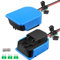 TPDL Pack of 2 Power Wheel Adapters for Bosch 18 V PBA Gardena H&G Battery, Battery Adapter with 14 AWG Wire Cable, & Fuse & Switch for DIY Modify, RC Toy, Ride On Truck