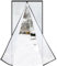 Risareyi Magnétique Rideau Thermique Isolant Anti Froid Porte Entrée, Rideau de Porte Isolant Thermique pour Porte Fenêtre, Cuisine, EVA Semi-Transparent Coupe-vent Imperméable, 100x240cm
