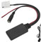 Adaptateur Bluetooth Voiture, Kit Main Libre avec Micro, Compatible Peugeot RD4 Volkswagen RCD210 RCD310, Autoradio 12 Broches, Connexion AUX/USB, Haute Qualité Audio, sans Fil